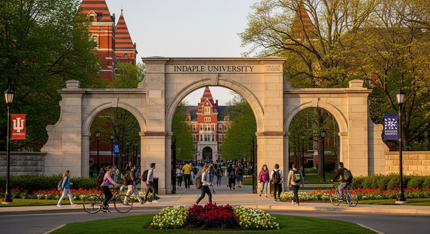 Bloomington, Indiana cityscape