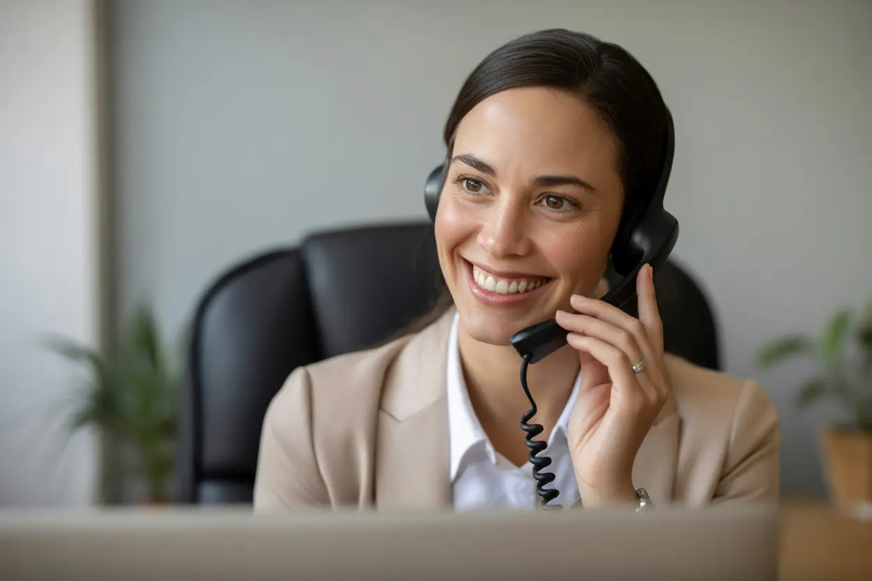 A friendly admissions specialist at Indiana Rehabs ready to answer questions over the phone.
