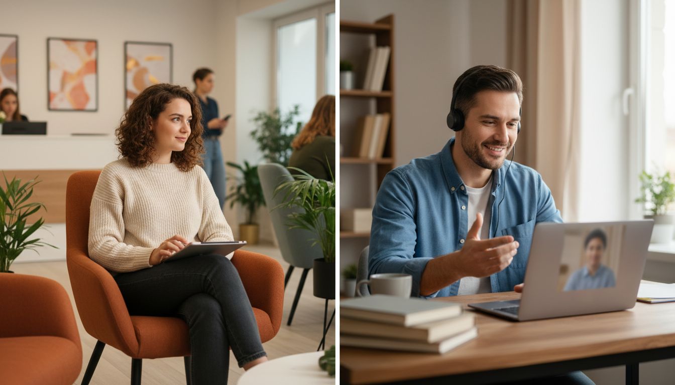 In-Person vs. Virtual Rehab: How to Choose the Right Format for Recovery - Blog content