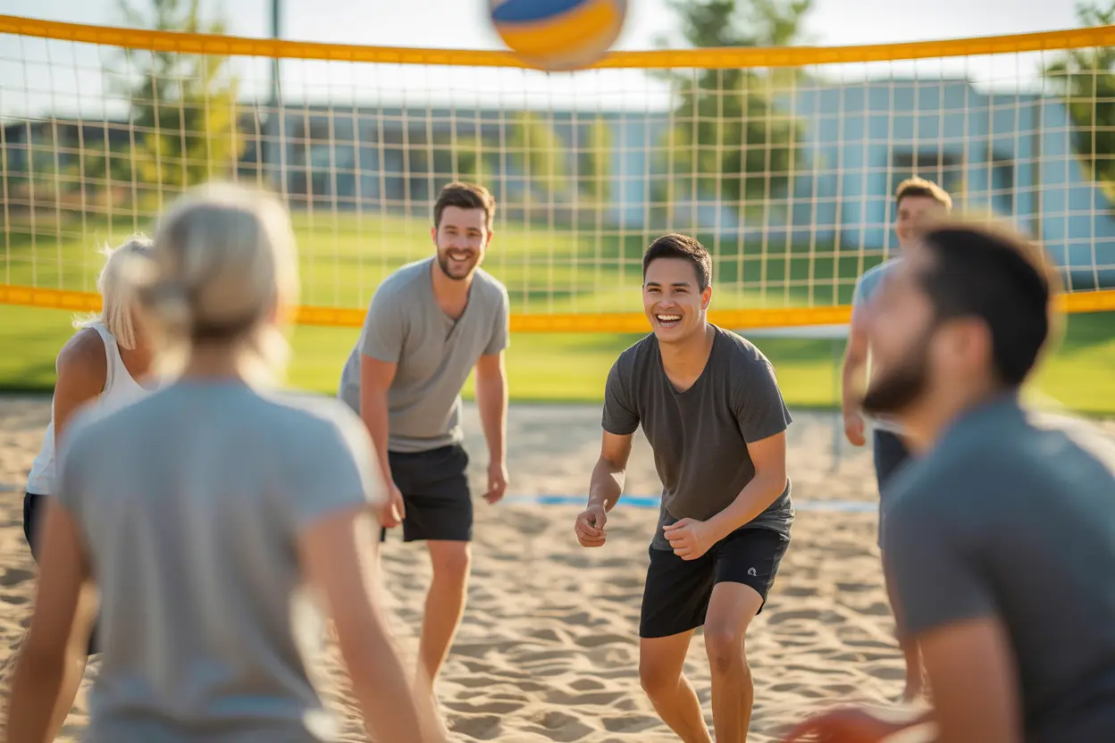 Volleyball Court hero