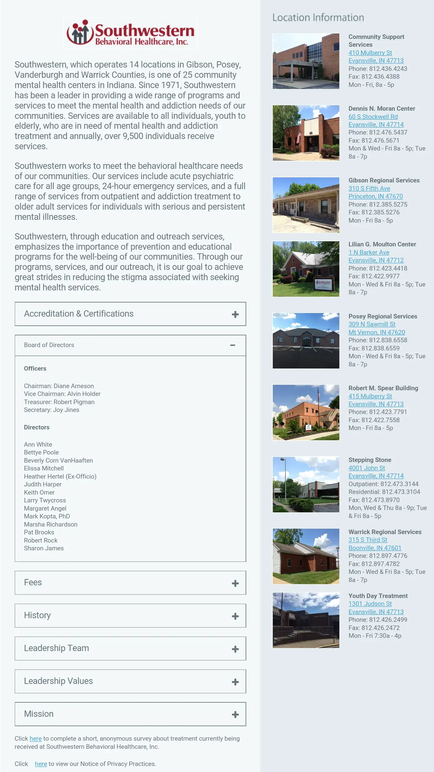 Southwestern Behavioral Healthcare - Lillian G. Moulton Center - Image 2 of 4